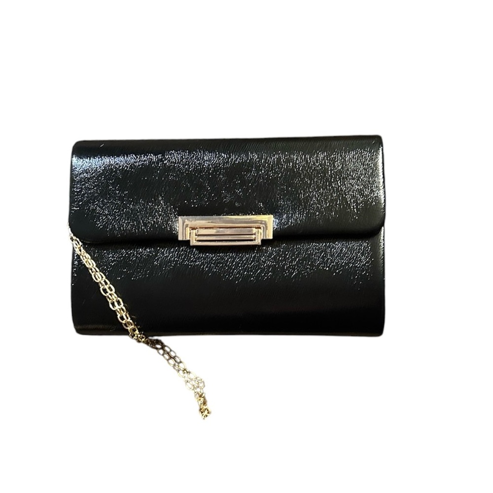 Black clutch bag